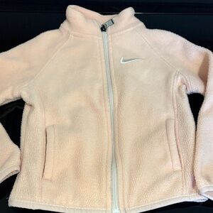 Nike Kids Light Pink Fleece Jacket